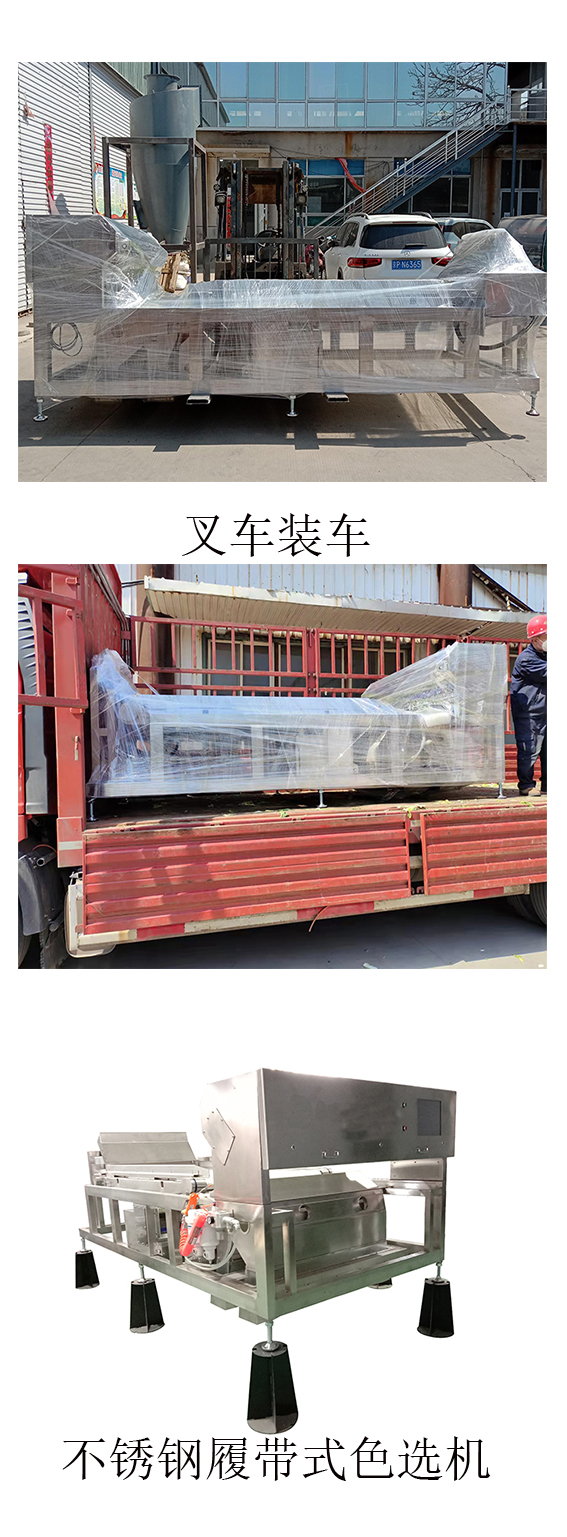 不銹鋼履帶式色選機